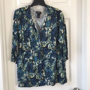 Lane Bryant three-quarter sleeve Cardigan. Size 14/16.